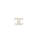 Chanel Twisted CC Crystal Logo Brooch