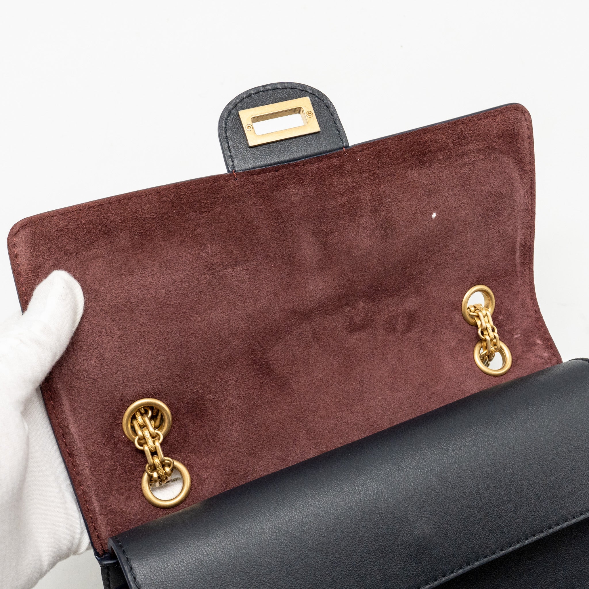Chanel Detailed Charms Limited Edition 2.55 Reissue Bag Calfskin Dark Navy