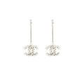 Chanel Crystal Drop Earrings