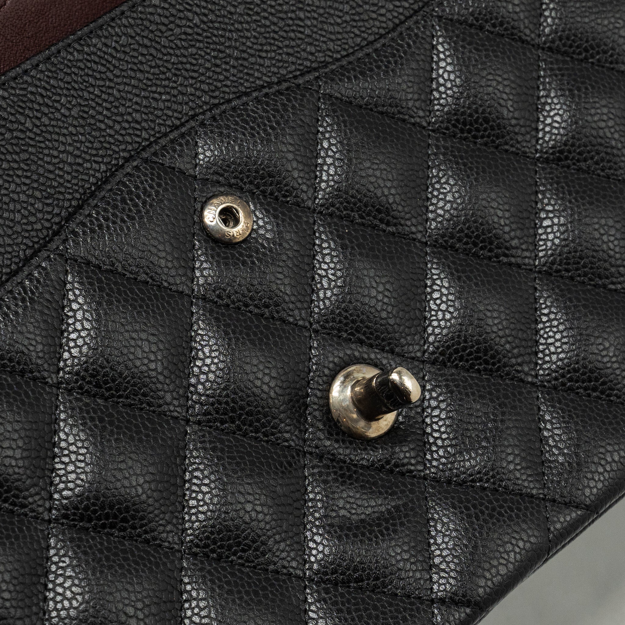 Chanel Jumbo Classic double flap bag caviar black