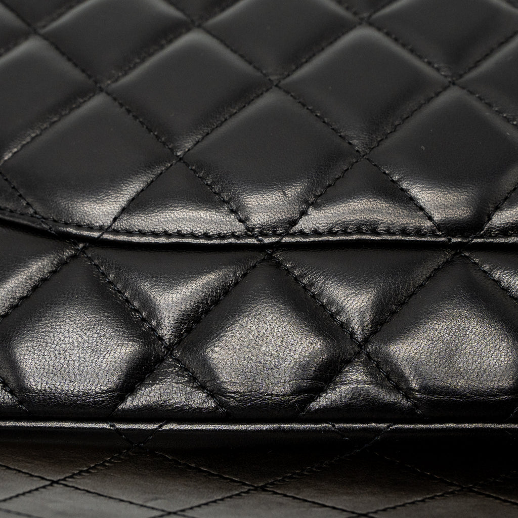 Chanel Maxi Classic Single Flap Bag Lambskin Black