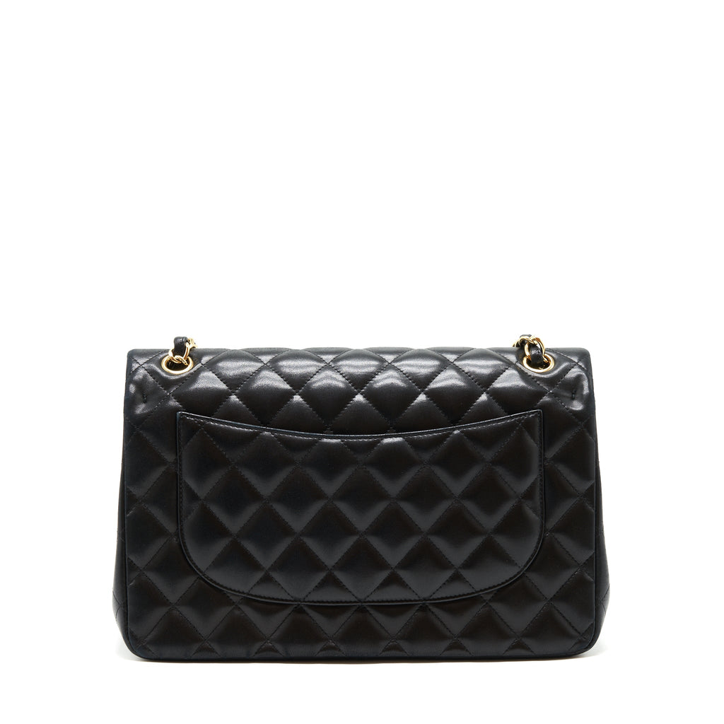 Chanel Classic Jumbo double flap Bag Lambskin Black
