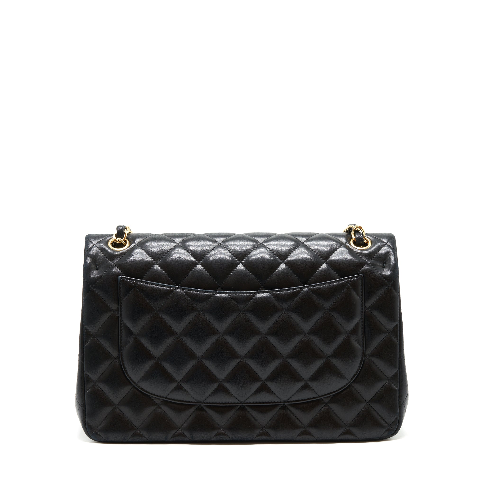 Chanel Classic Jumbo double flap Bag Lambskin Black