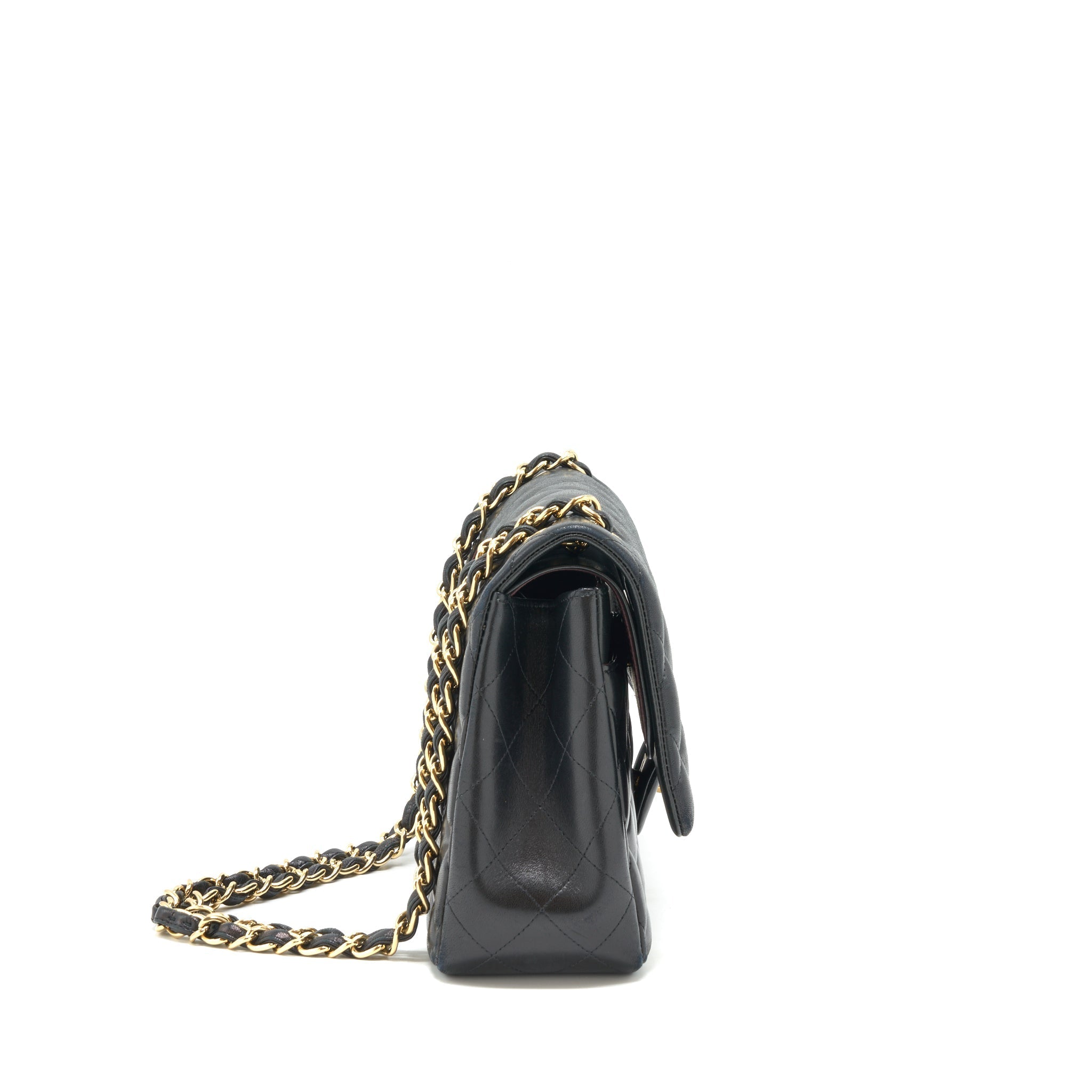 Chanel Classic Jumbo double flap Bag Lambskin Black