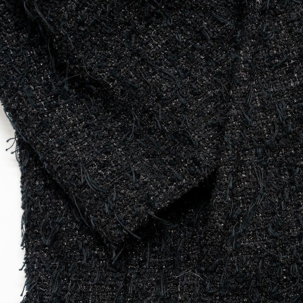 Chanel Size 36  31 Rue Cambon Double Breasted Coat Cotton/Polyester Black
