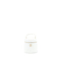 Chanel Top Handle Vanity Case Lambskin White