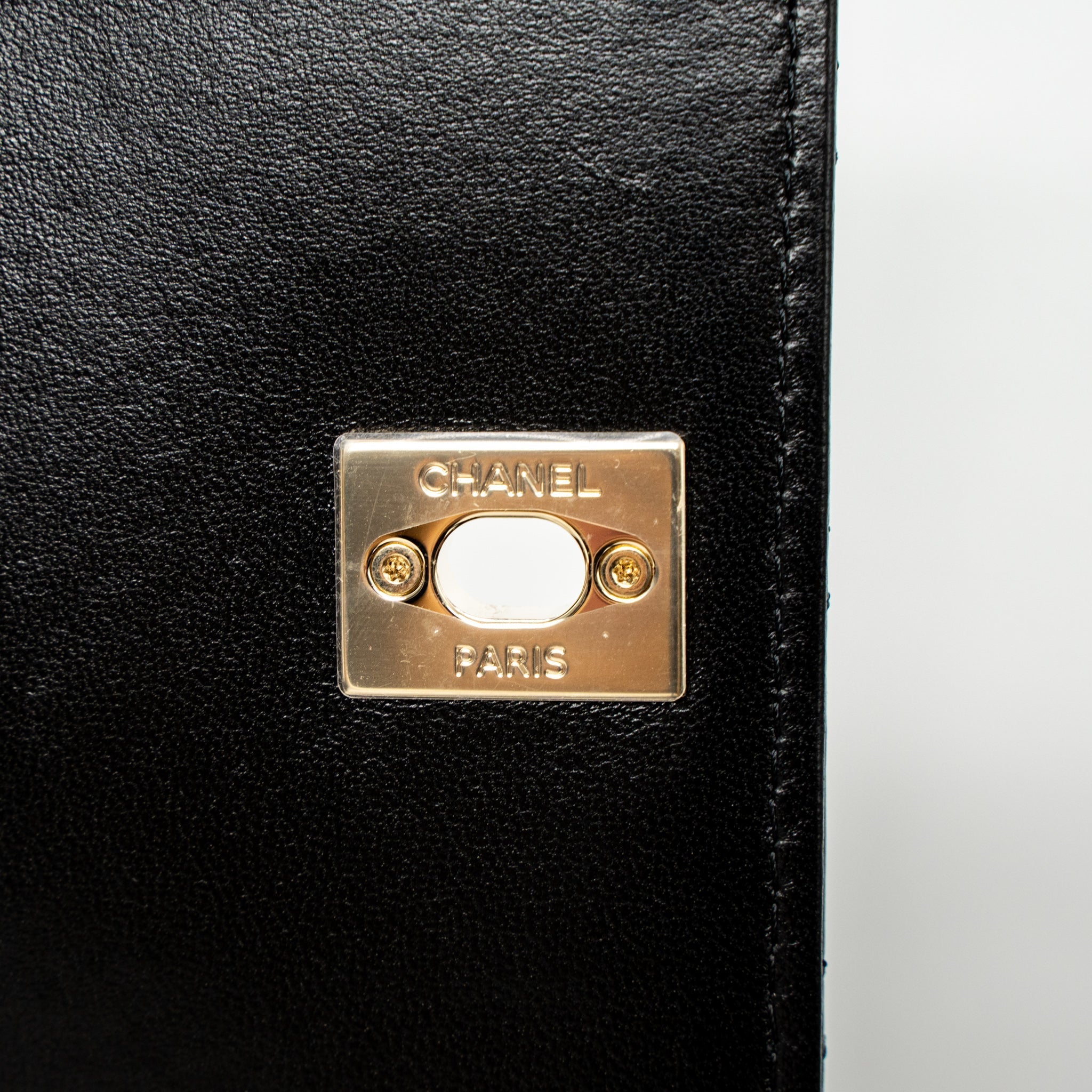 Chanel Mini Trendy CC Wallet on Chain Lambskin Black L (Microchip)