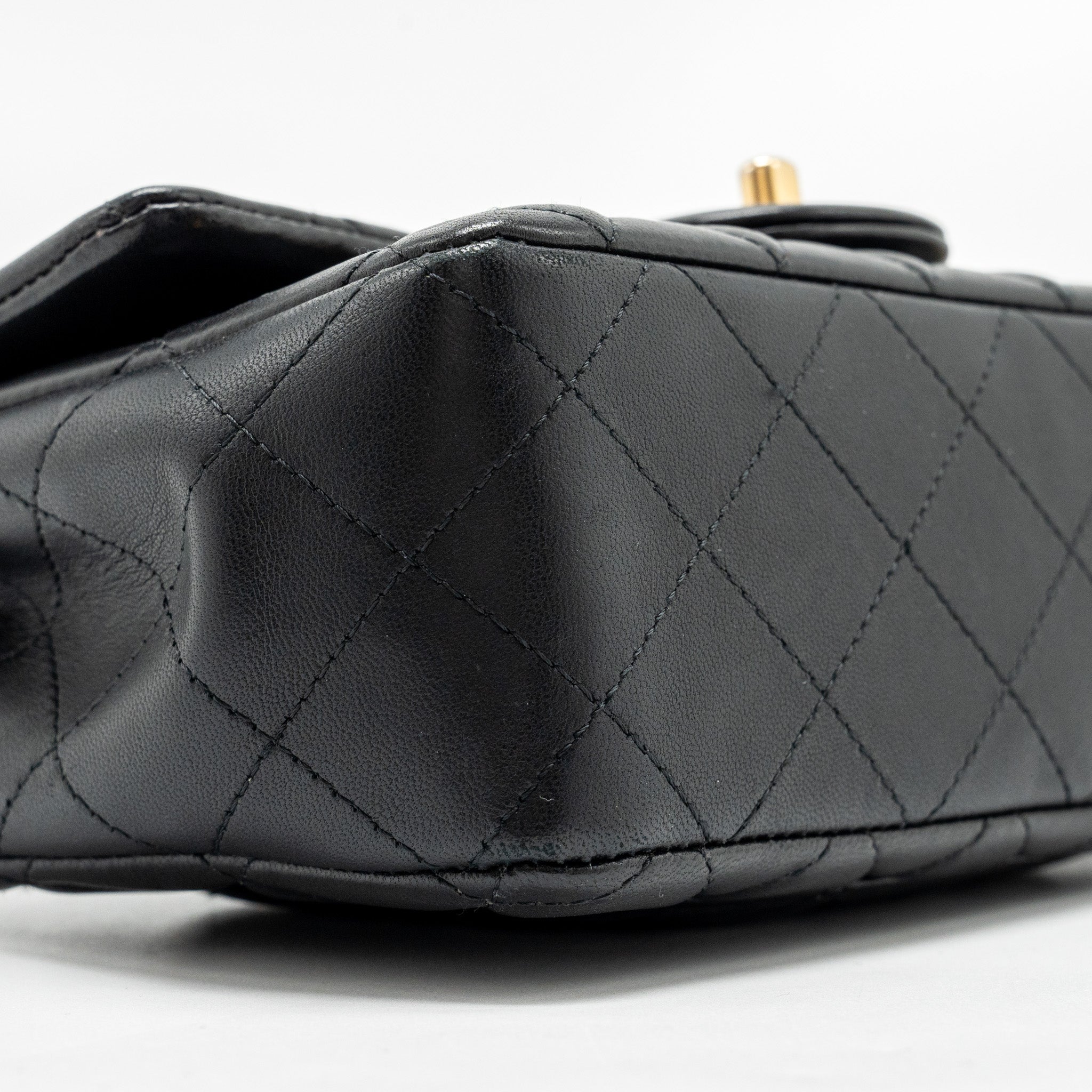Chanel Egyptian Amulet Mini Rectangular Flap Bag Lambskin Black