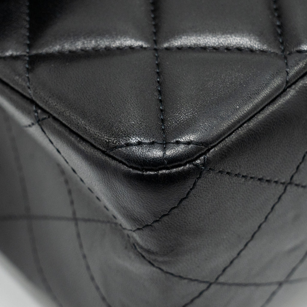Chanel Classic single Flap Bag Lambskin Black