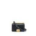 Chanel Small Boy Bag Caviar Black  (Microchip )