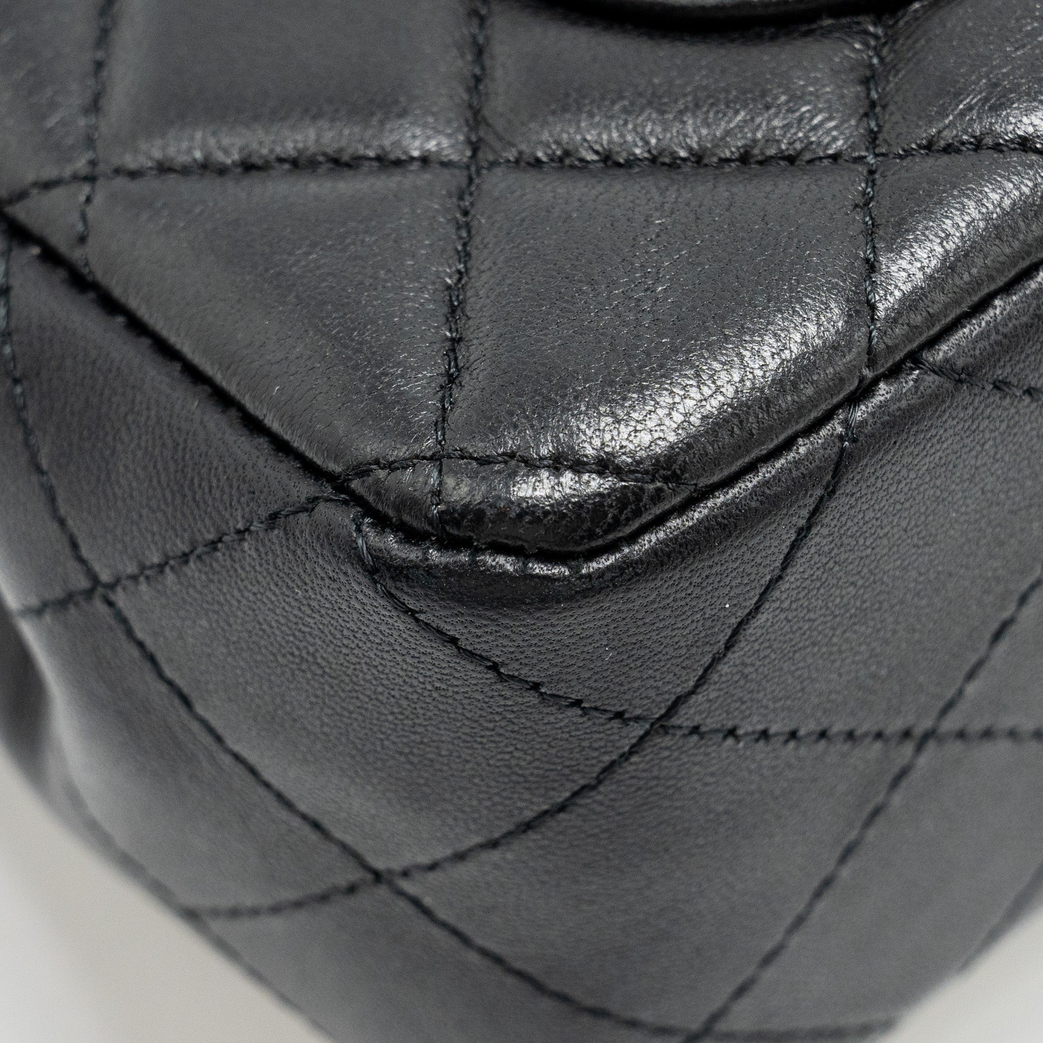 Chanel Egyptian Amulet Mini Rectangular Flap Bag Lambskin Black