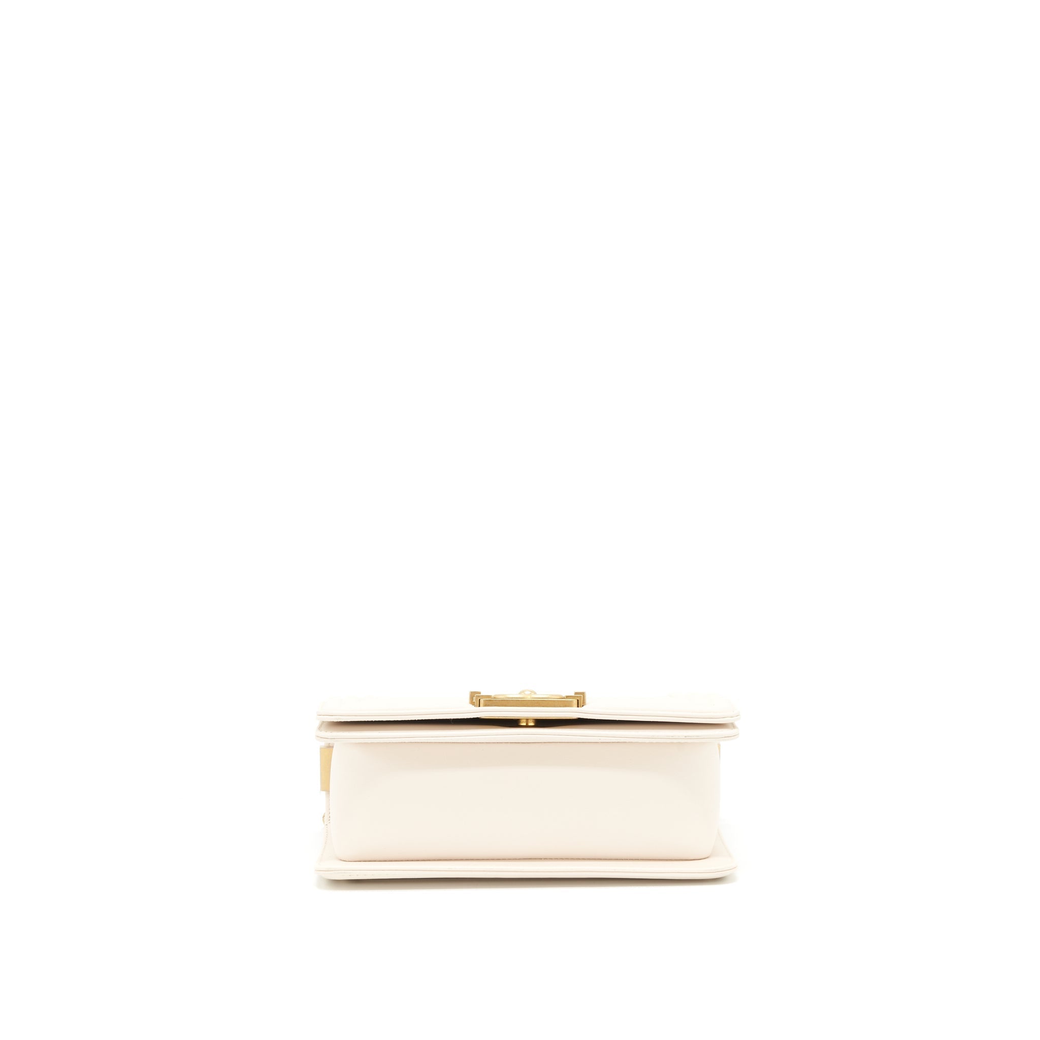 Chanel Small Boy Chanel Calfskin white