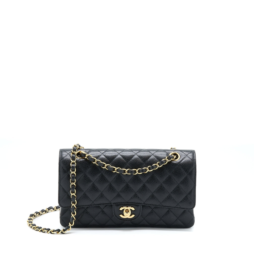 Chanel Medium Classic Flap Bag Caviar Black