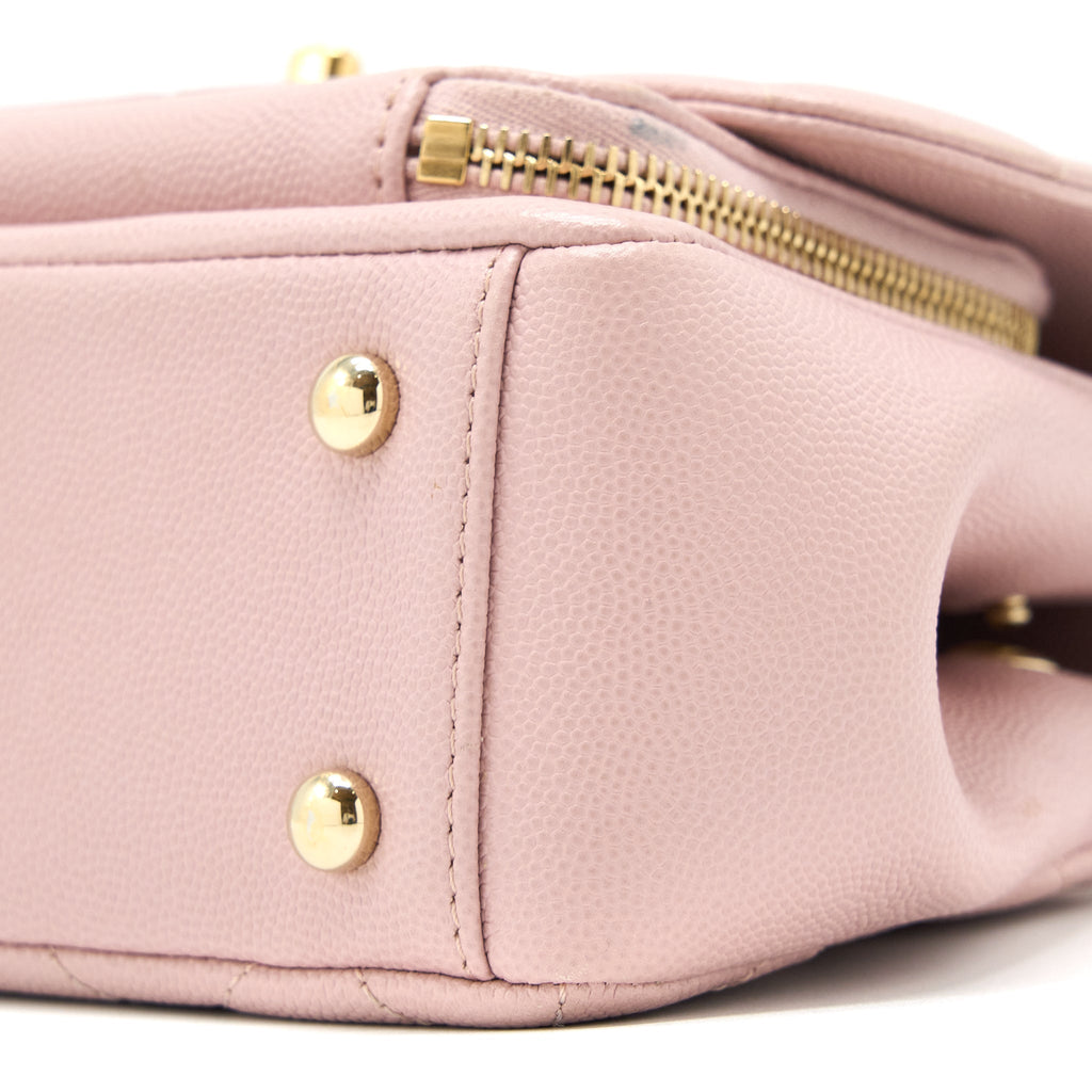Chanel Small Business Affinity Bag Caviar Light Pink L