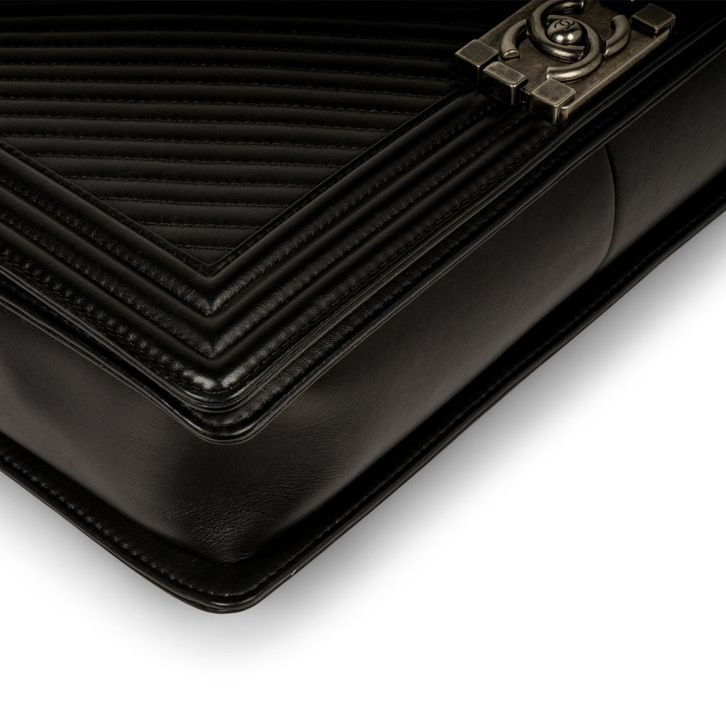 Chanel Large Boy Bag Chevron