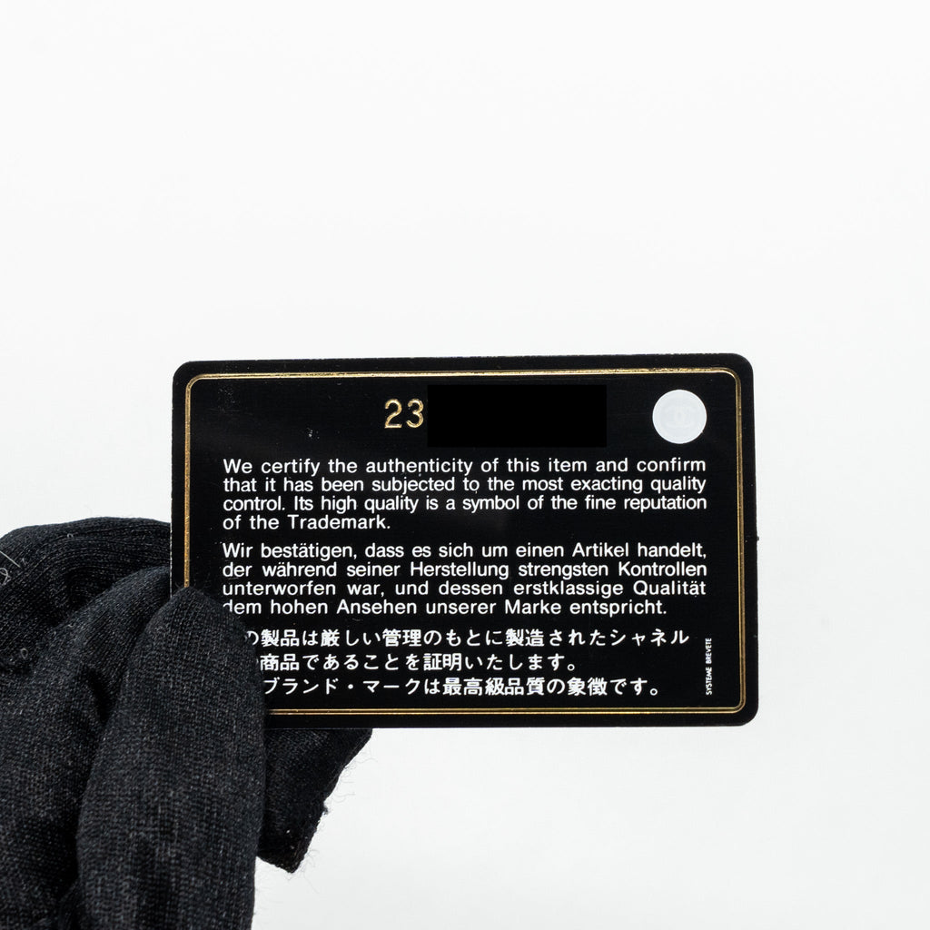 Chanel Phone Holder With Chain Lambskin Black L