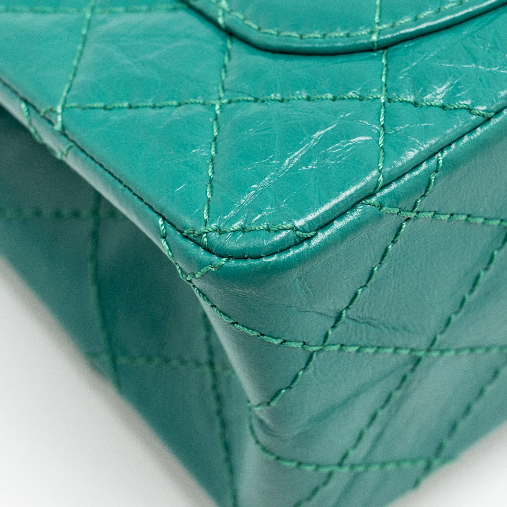 Chanel Mini 2.55 Reissue Flap Bag Calfskin Green