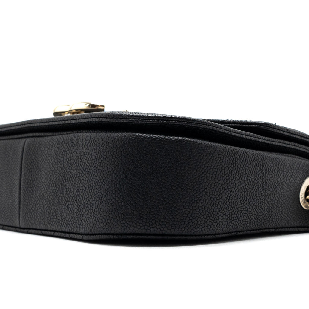 Chanel Flap Bag with handle Caviar Black/Multicolour L