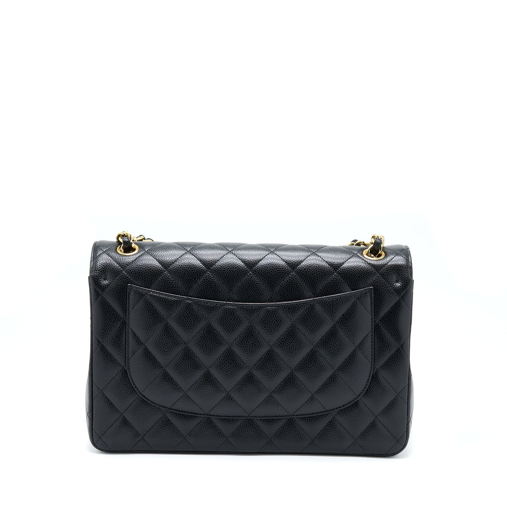 Chanel Jumbo Classic Flap Bag Caviar Black