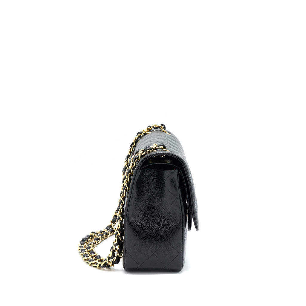 Chanel Jumbo Classic Flap Bag Caviar Black