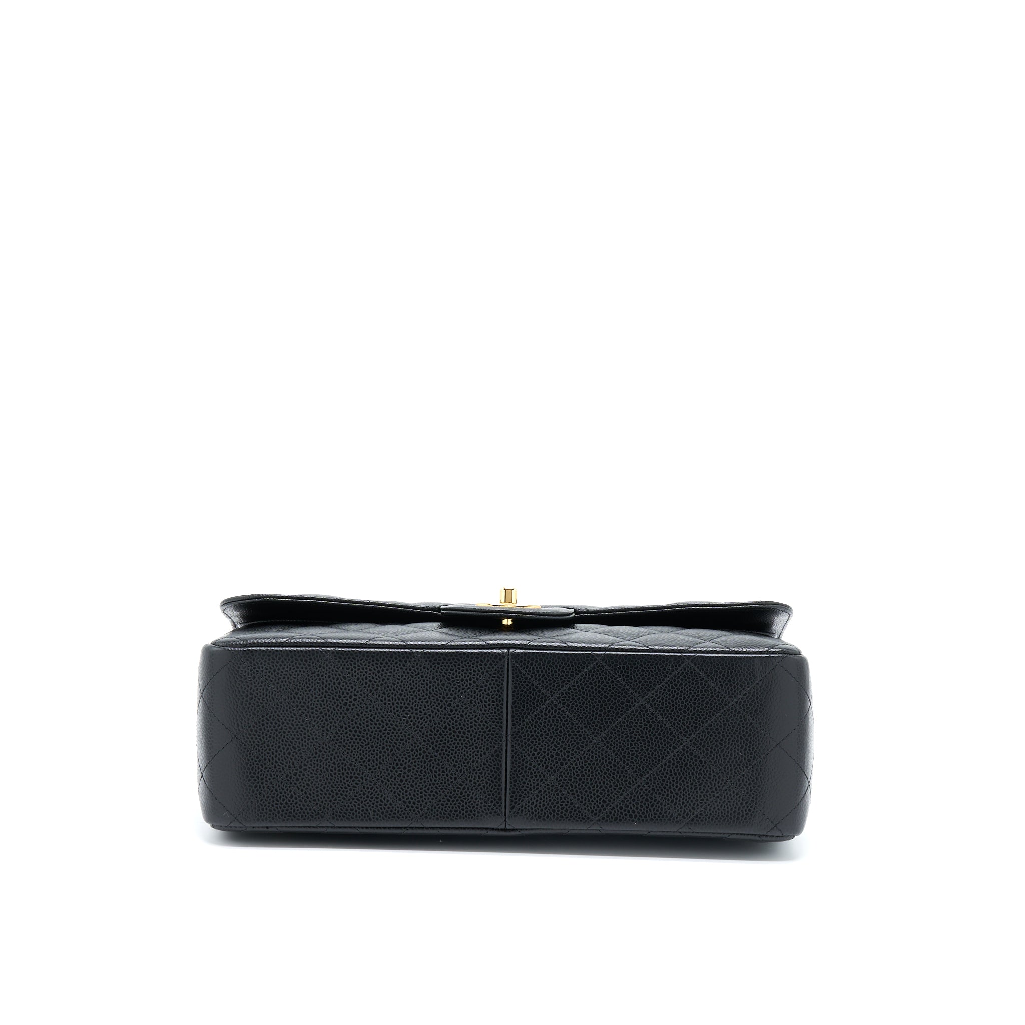 Chanel Jumbo Classic Flap Bag Caviar Black