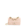 Chanel 22C Rectangular Flap Bag with Giant Top Handle Lambskin Pink L(Microchip)