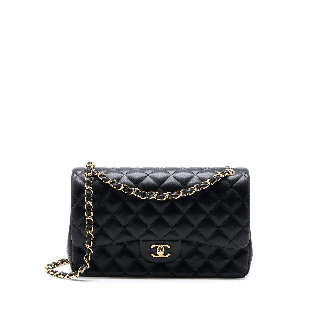 Chanel Jumbo Classic Double Flap Bag Lambskin Black