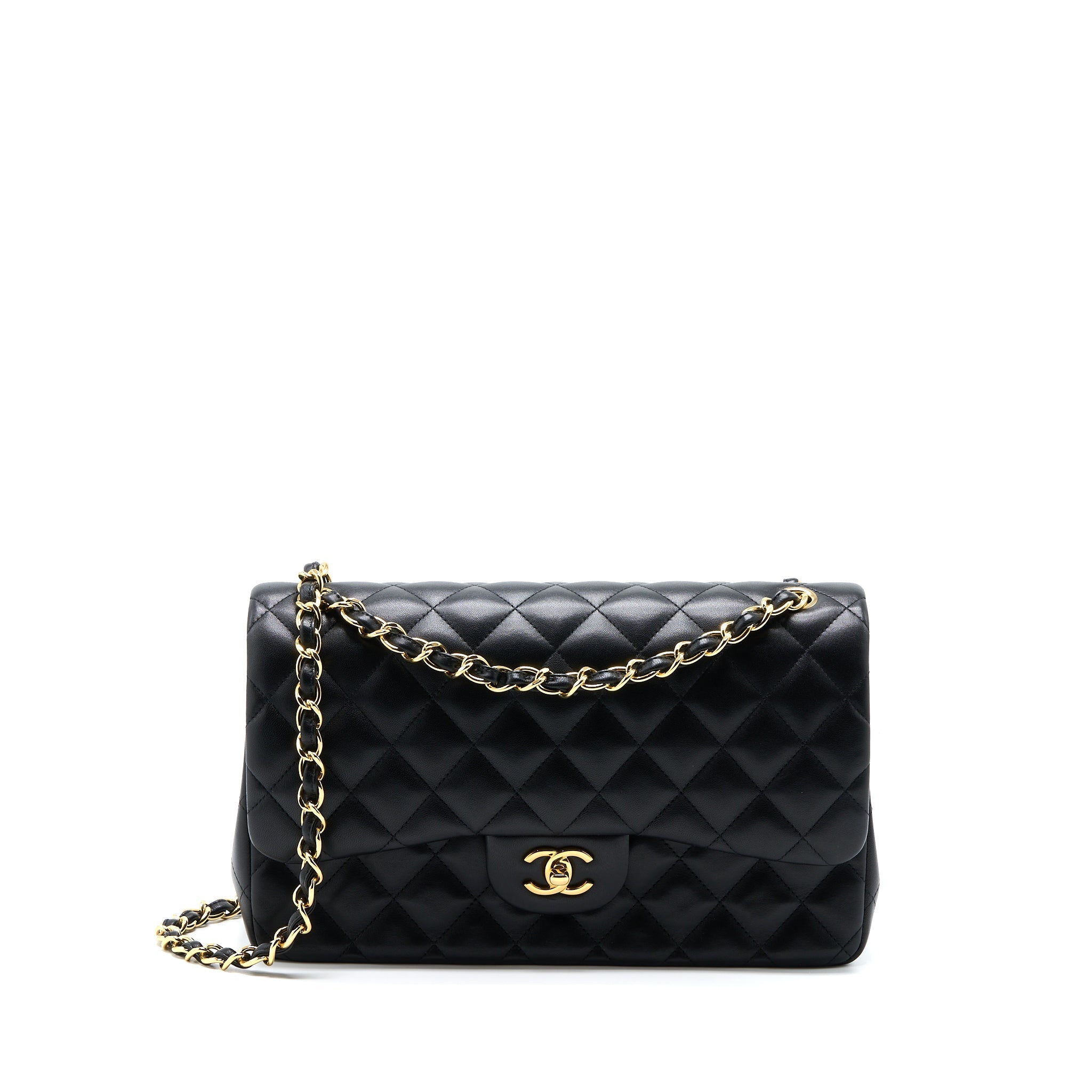 Chanel Jumbo Classic Double Flap Bag Lambskin Black