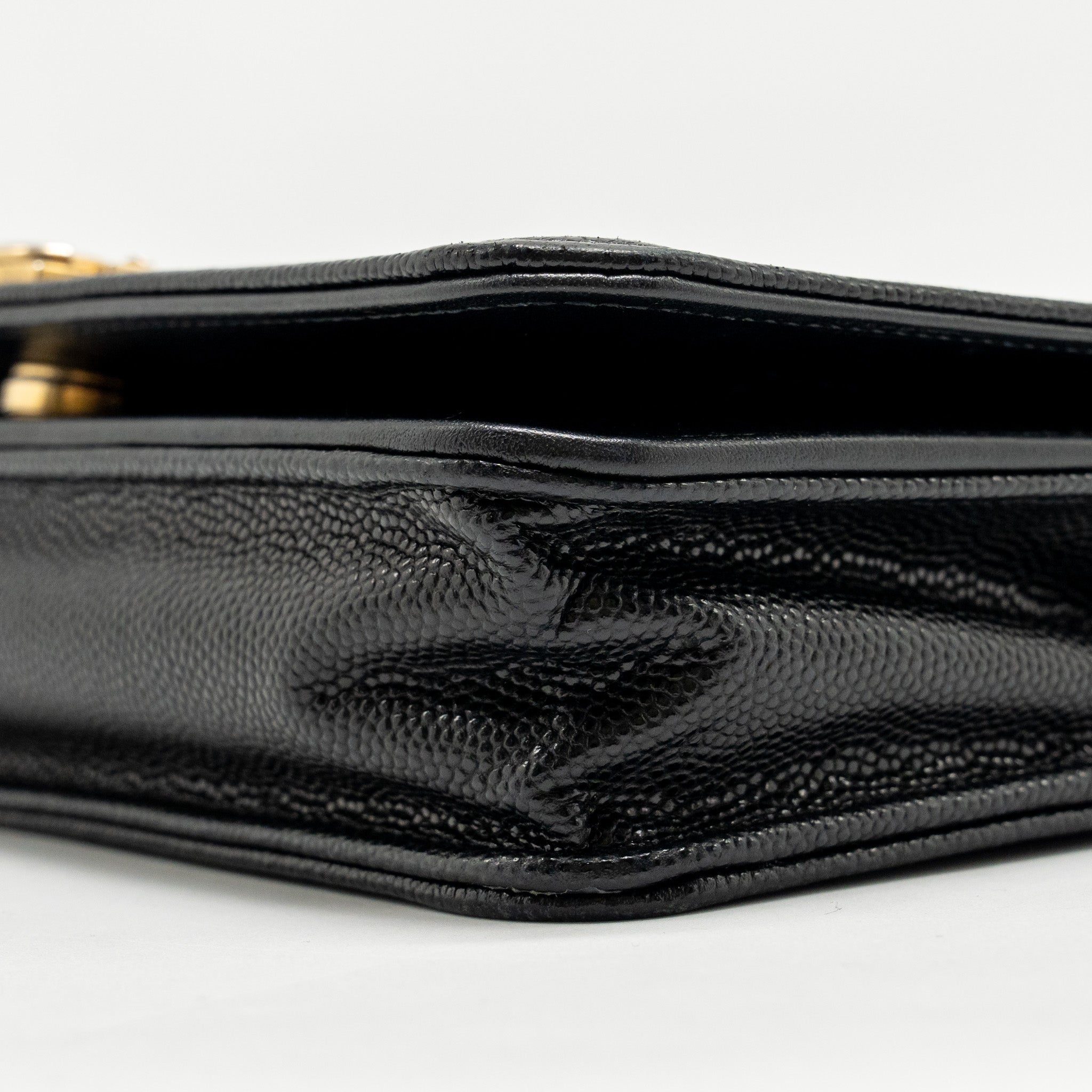 Chanel Boy Wallet on Chain Caviar BLack
