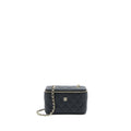 Chanel Long Vanity Case Caviar Black L