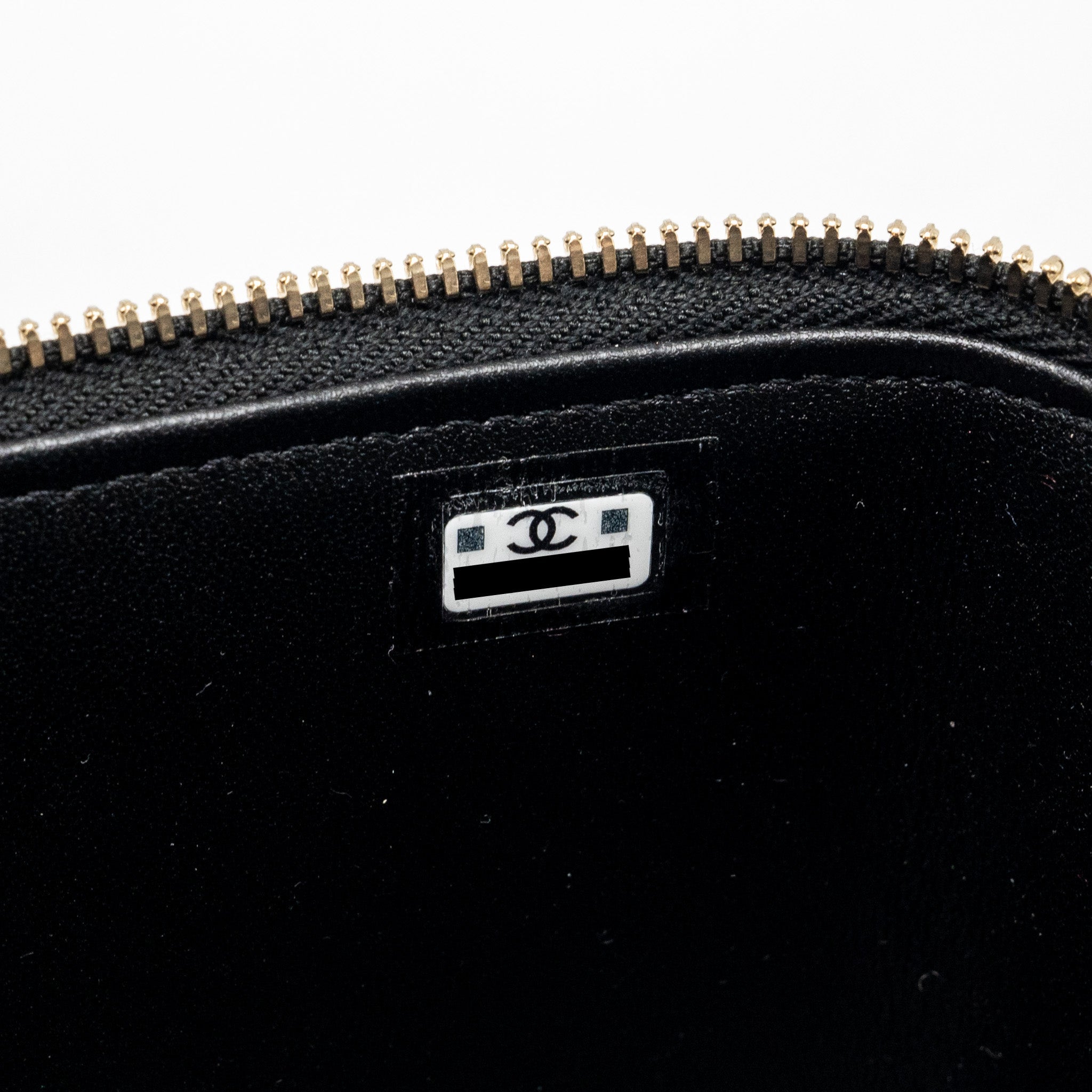Chanel Coco Love Long Vanity with Adjustable Chain Caviar Black  (microchip)