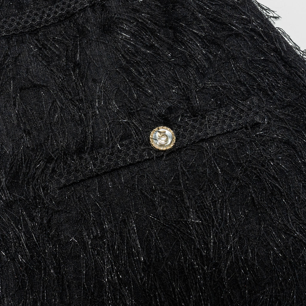 Chanel Size 36 21S Tassel Dress Black