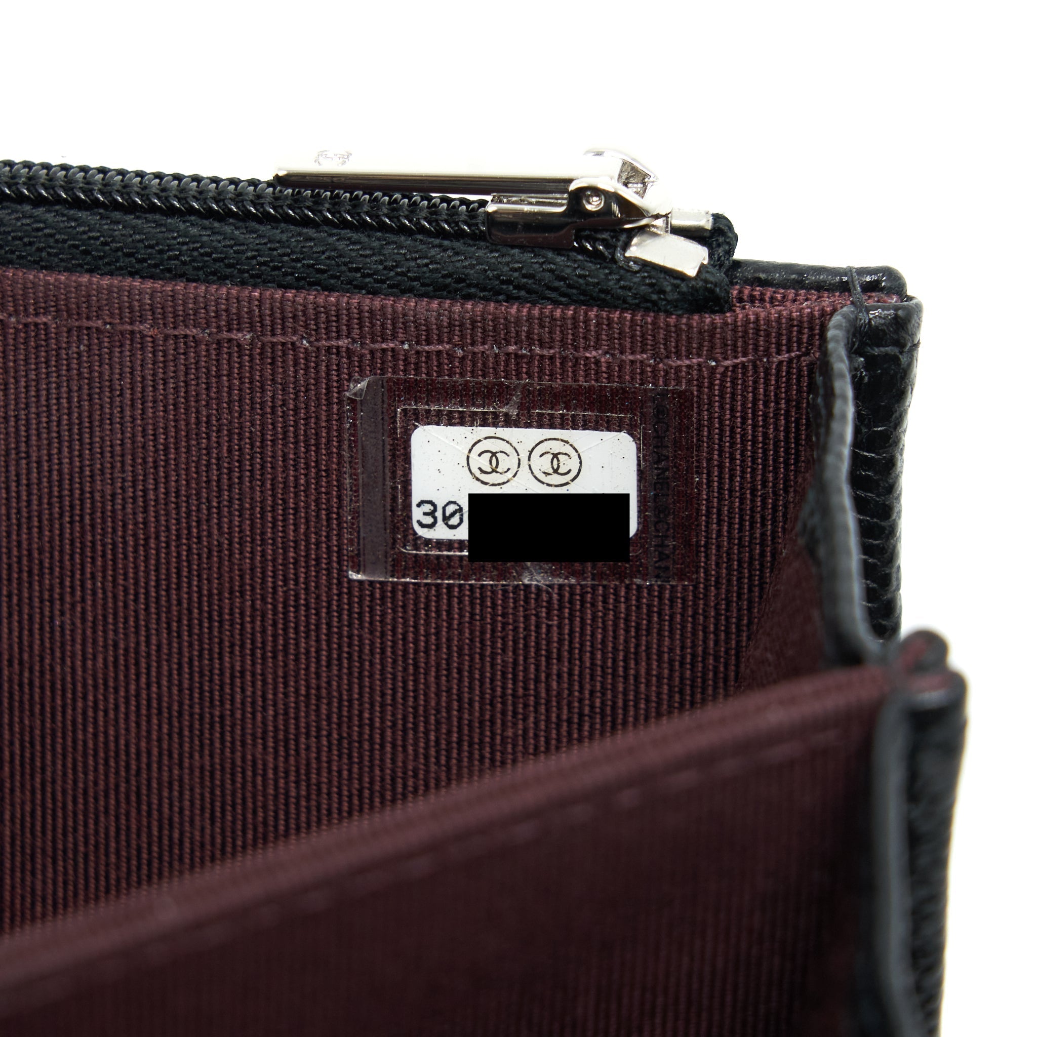 Chanel Mini Wallet On Chain Caviar Black