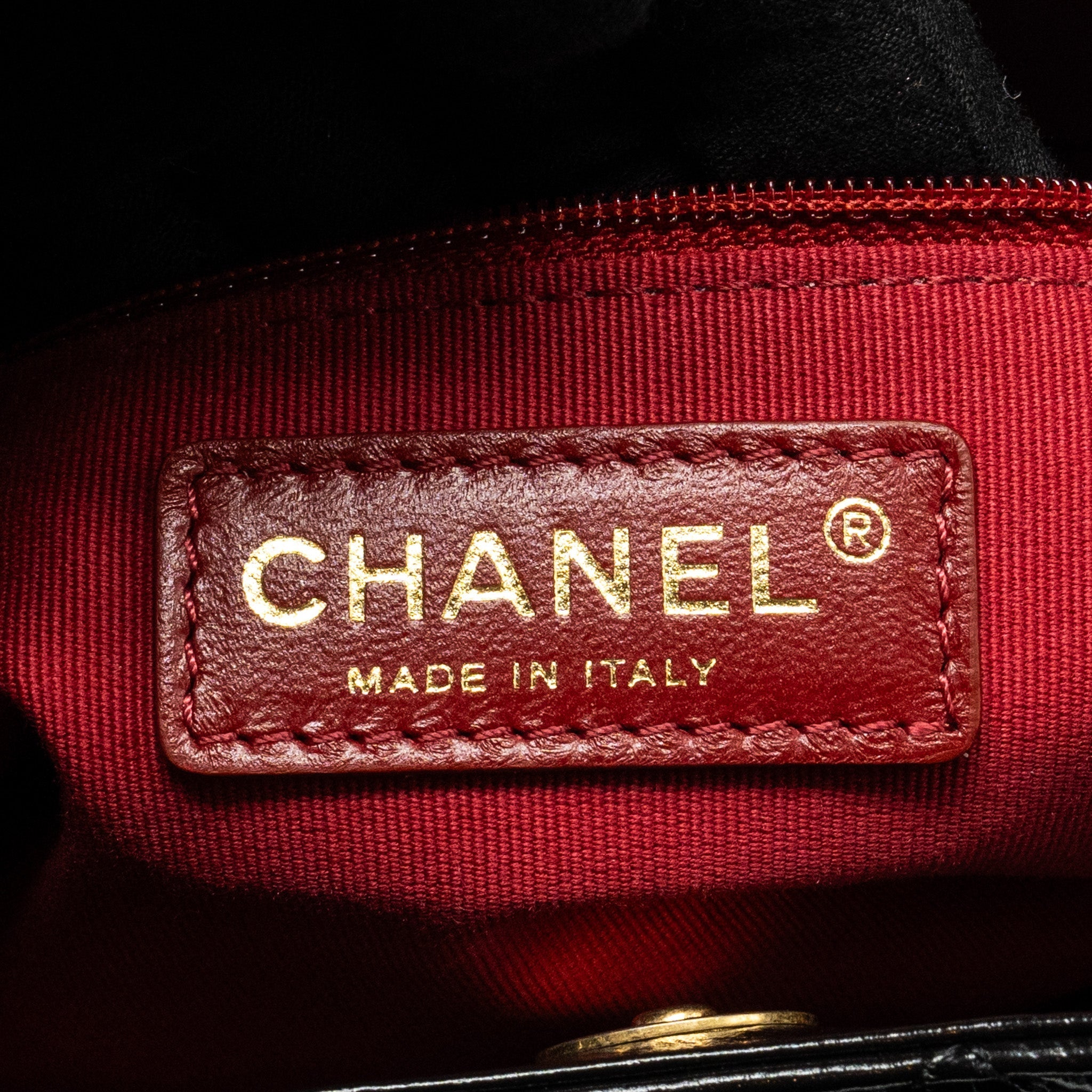 Chanel 23C Hobo Bag Shiny Calfskin Black Brushed  (Microchip)