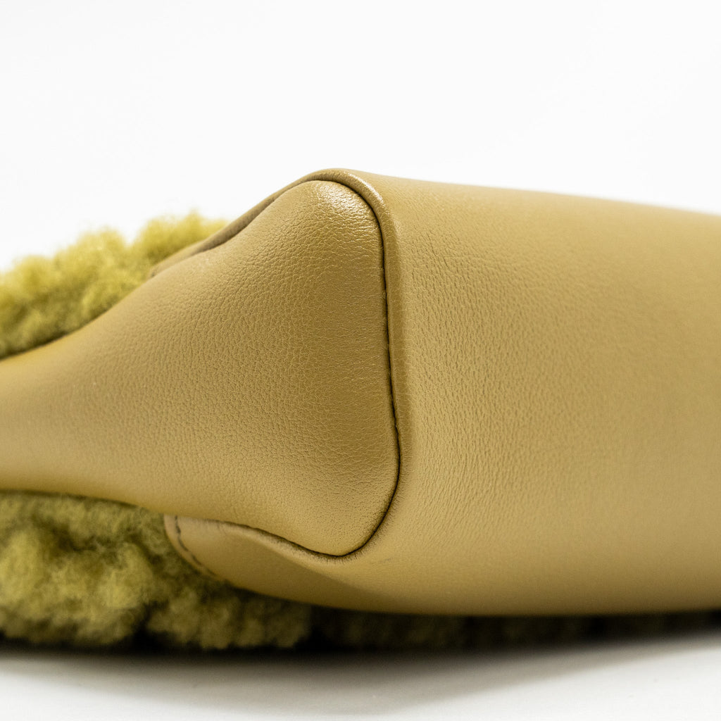 Chanel Mini 31 Bag Calfskin/Fur Olive Green L(Microchip)