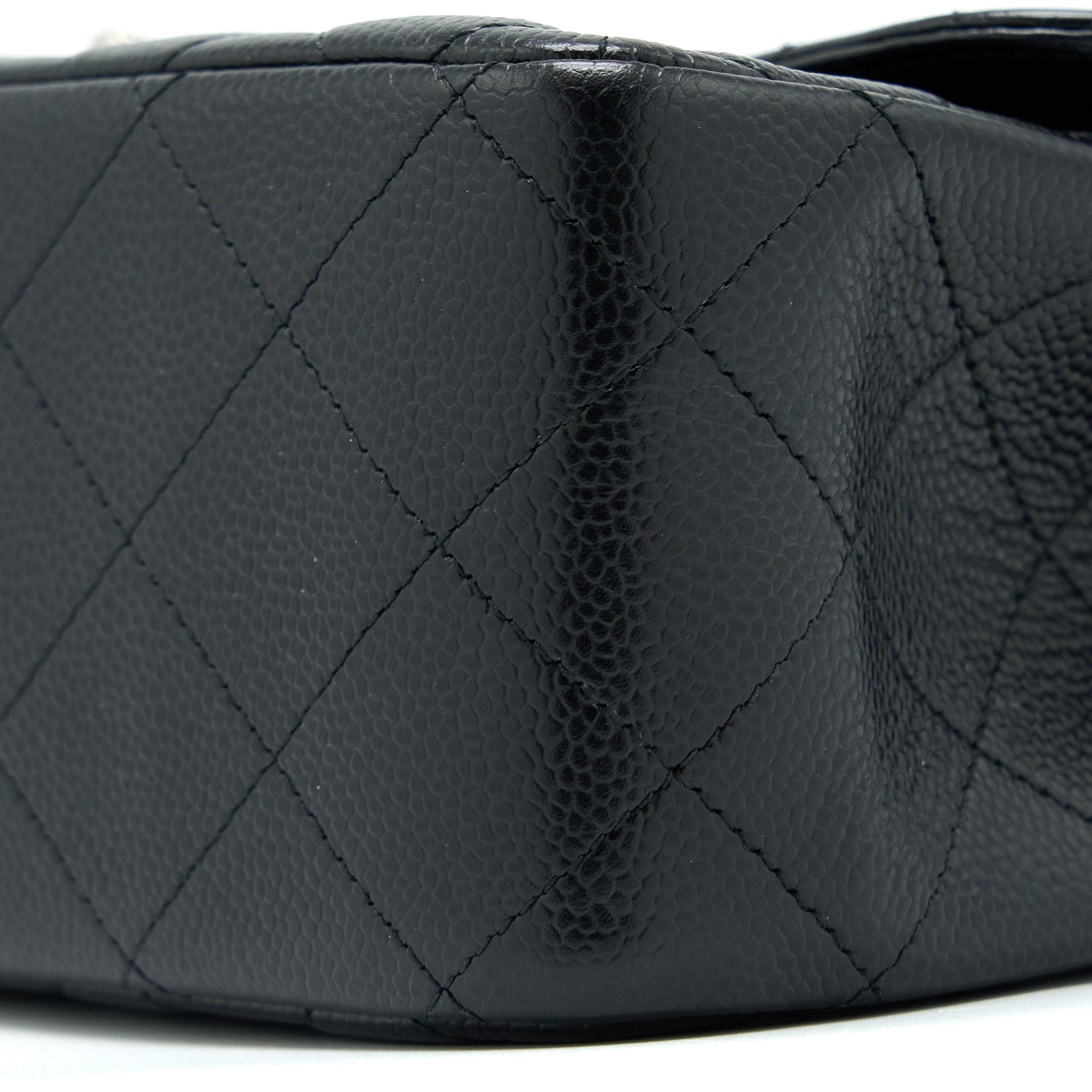 Chanel Classic Jumbo Double Flap Bag Caviar Black