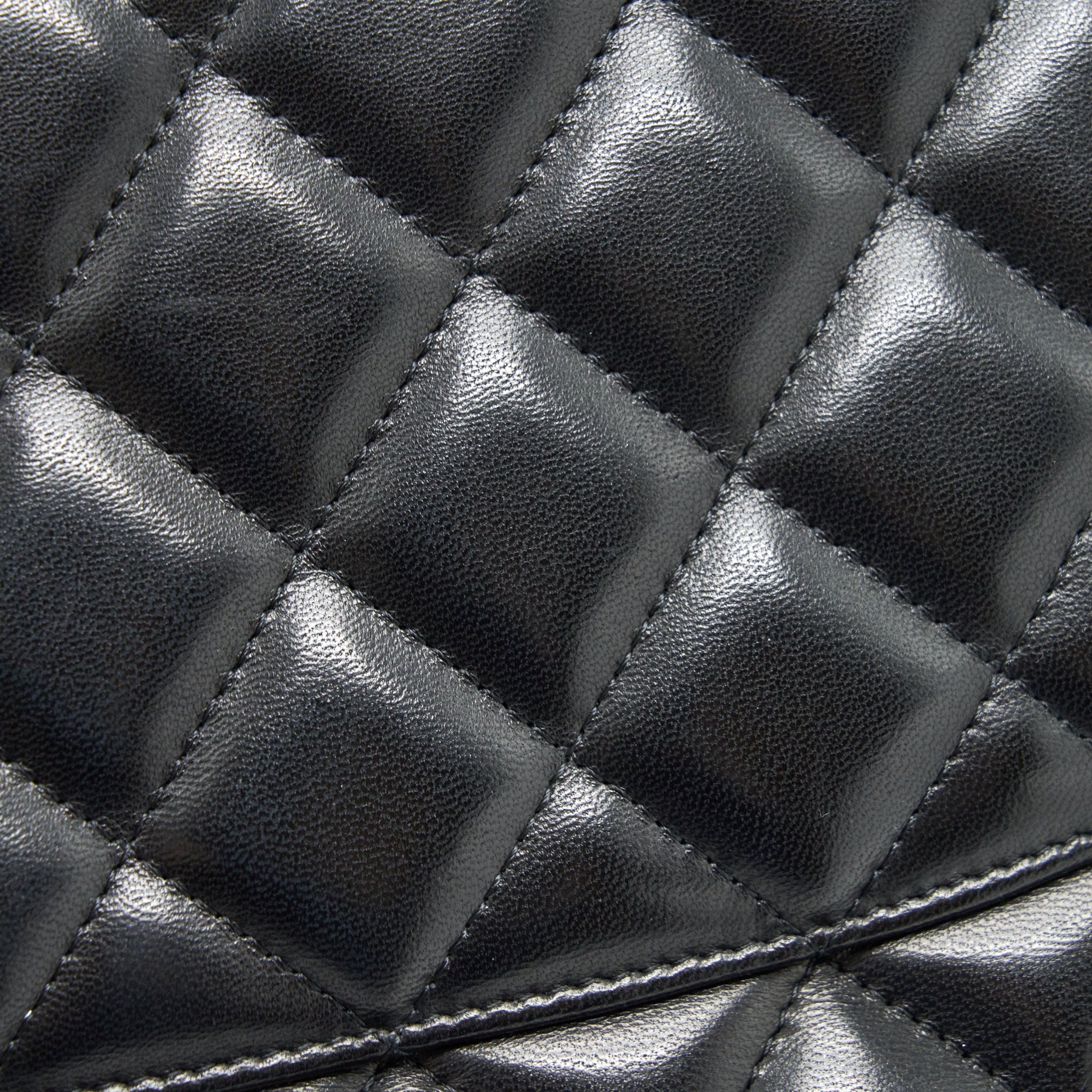 Chanel Classic Jumbo double flap Bag Lambskin Black