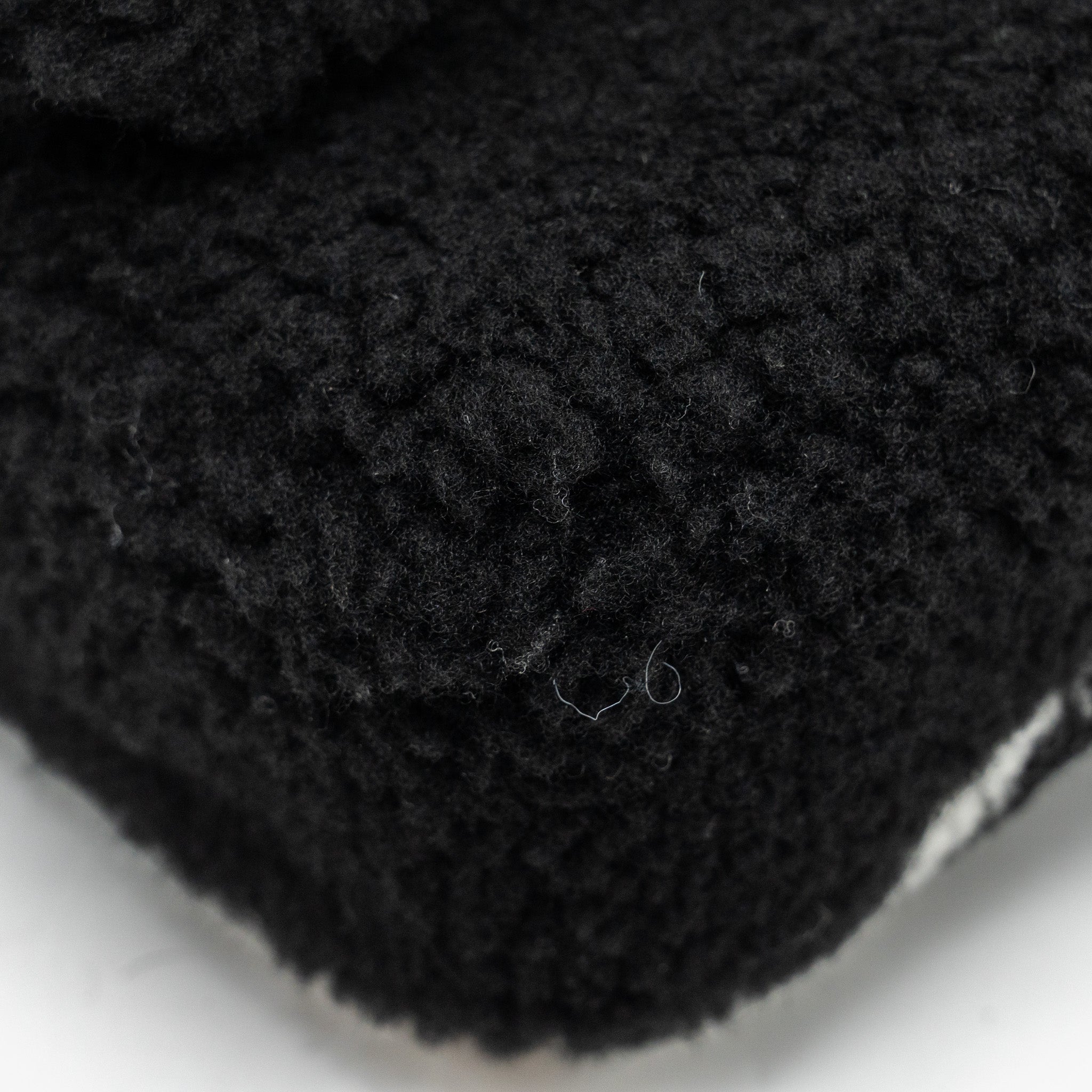 Chanel 22A Fluffy Camellia Flap Bag Embroidered Shearling Lambskin Black / White  (Microchip)