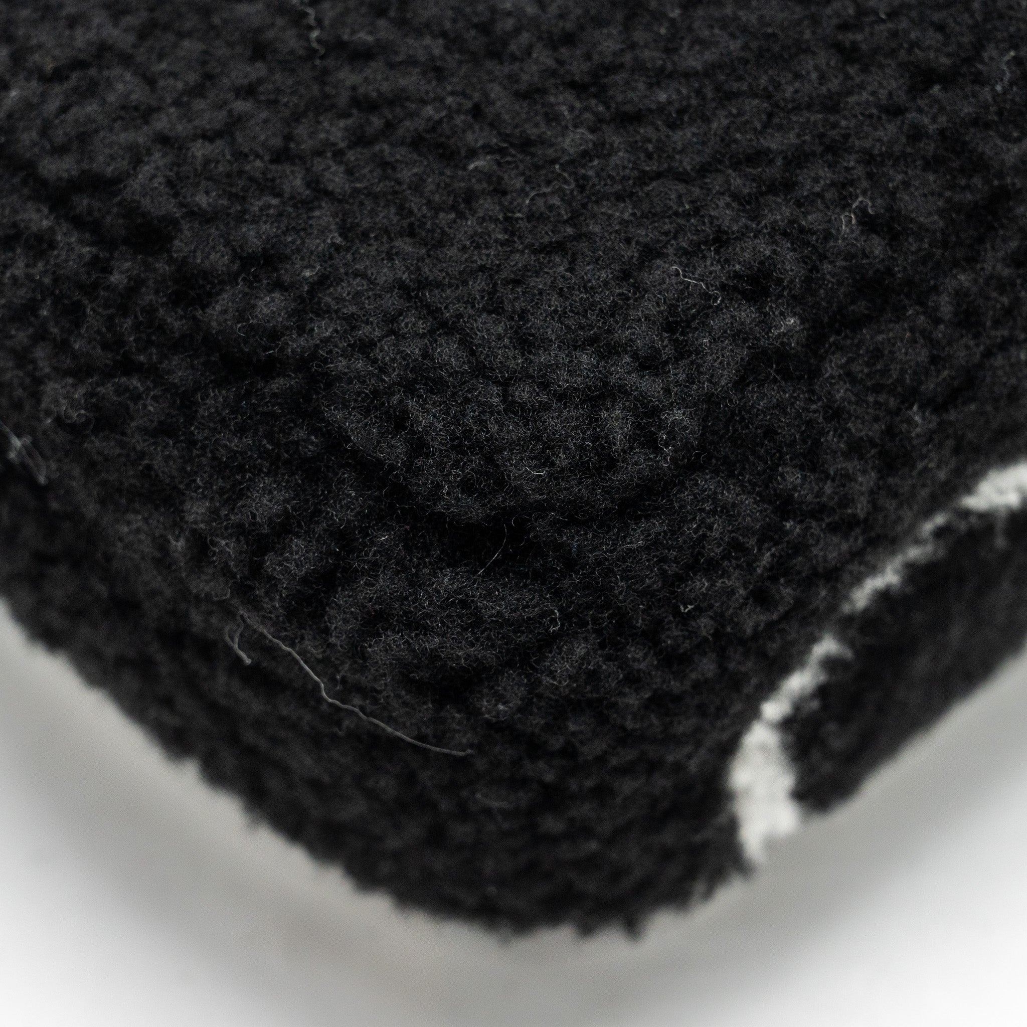 Chanel 22A Fluffy Camellia Flap Bag Embroidered Shearling Lambskin Black / White  (Microchip)
