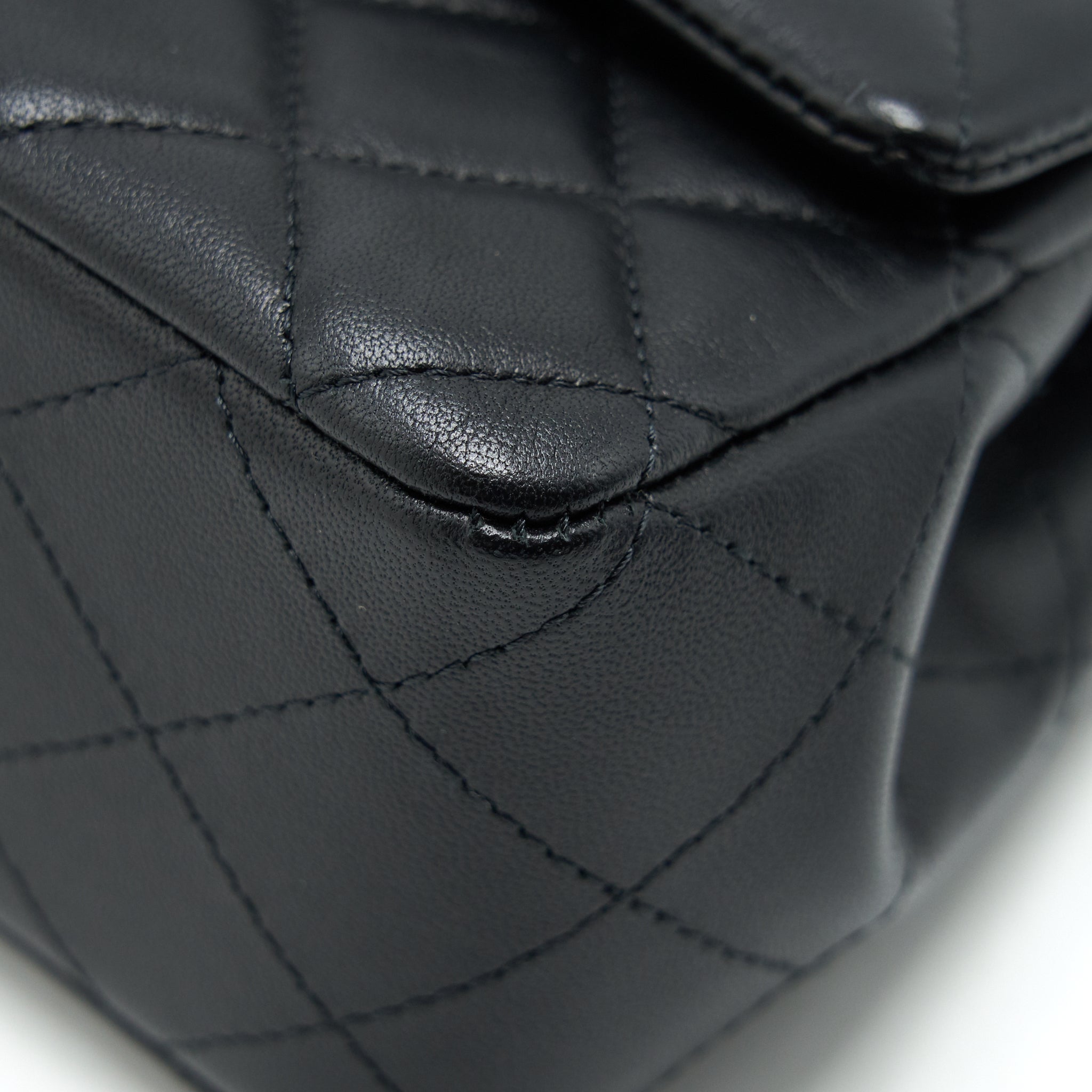Chanel mini rectangular flap Bag Lambskin Black L