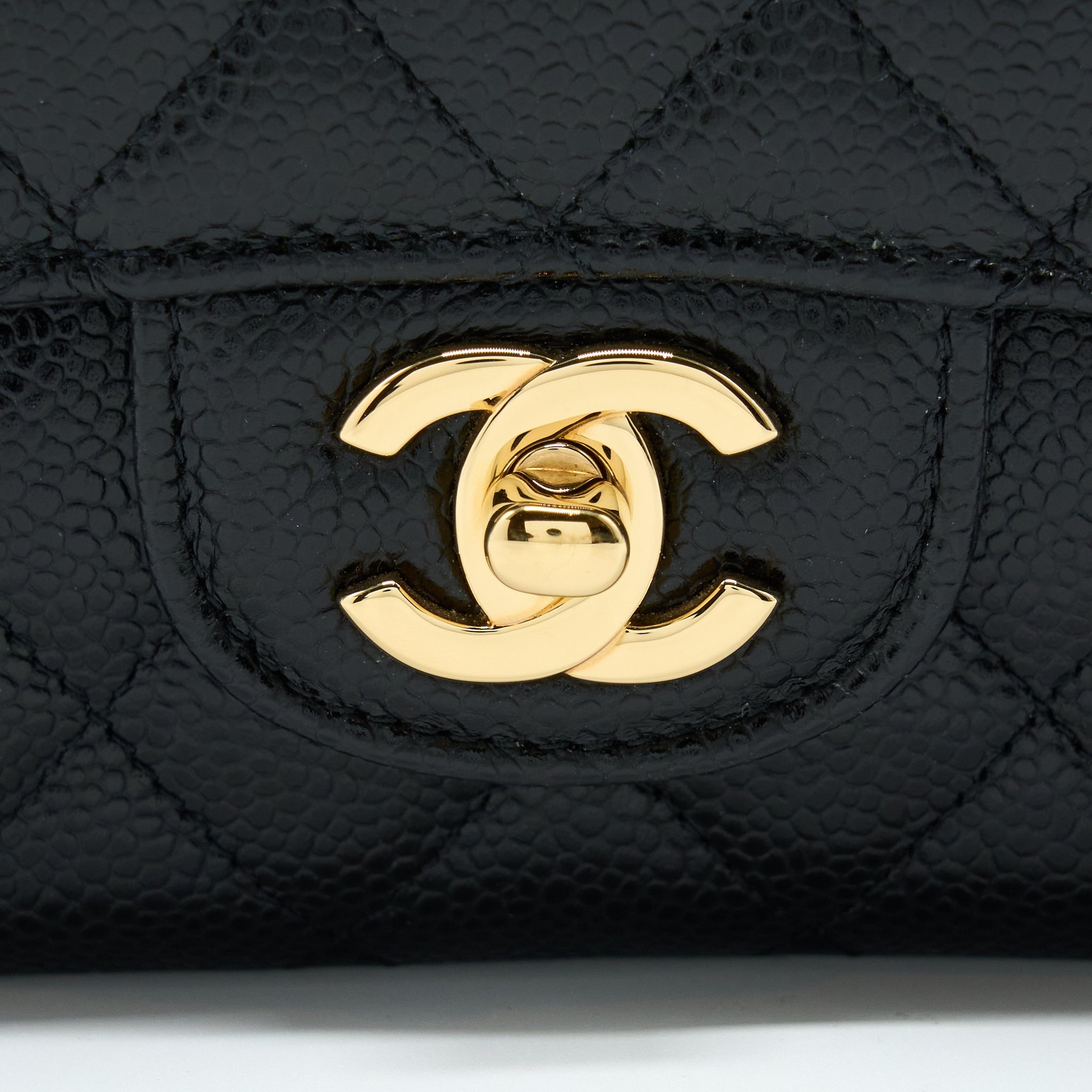 Chanel Medium Classic Flap Bag Caviar Black