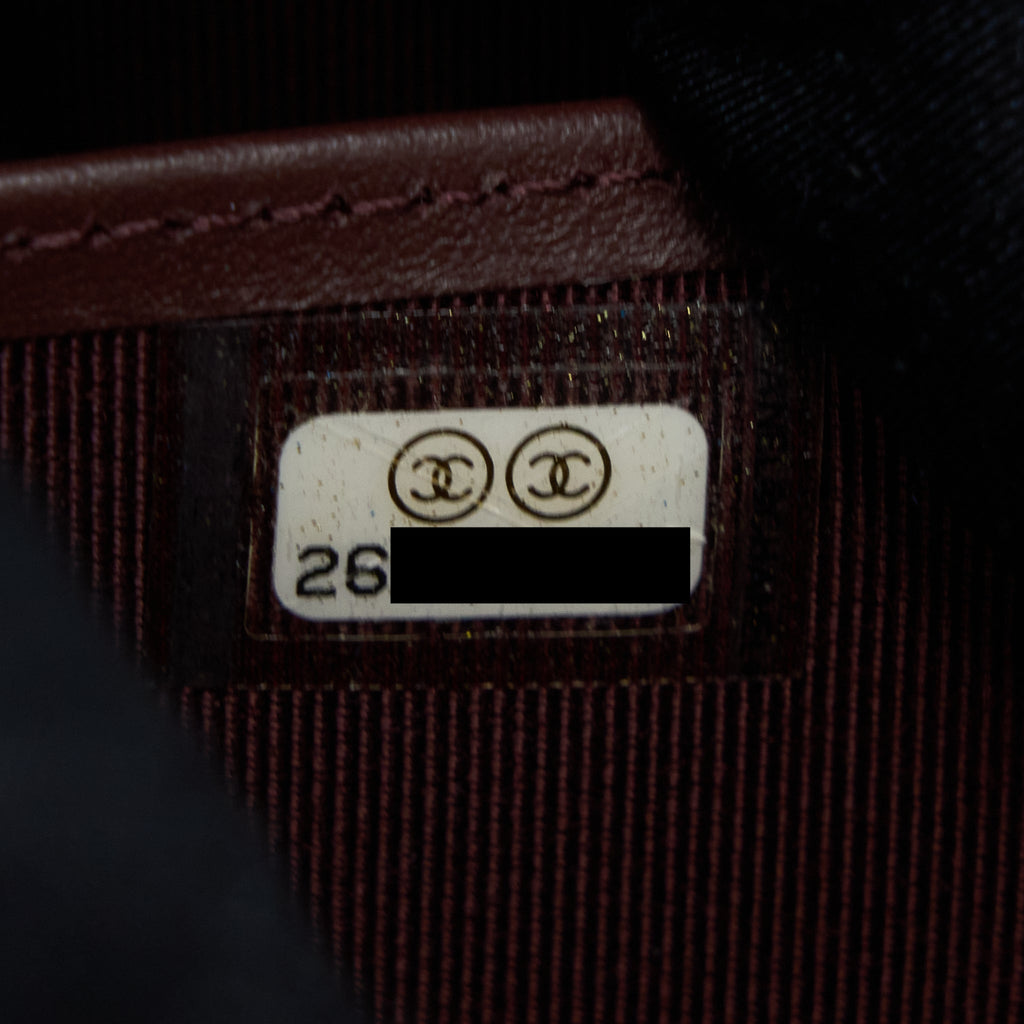 Chanel Classic Flap Long Wallet Caviar Black