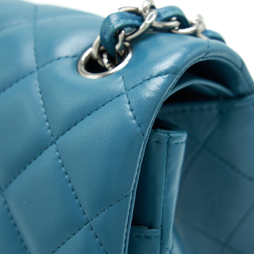 Chanel Jumbo Classic Double Flap Bag Lambskin Green