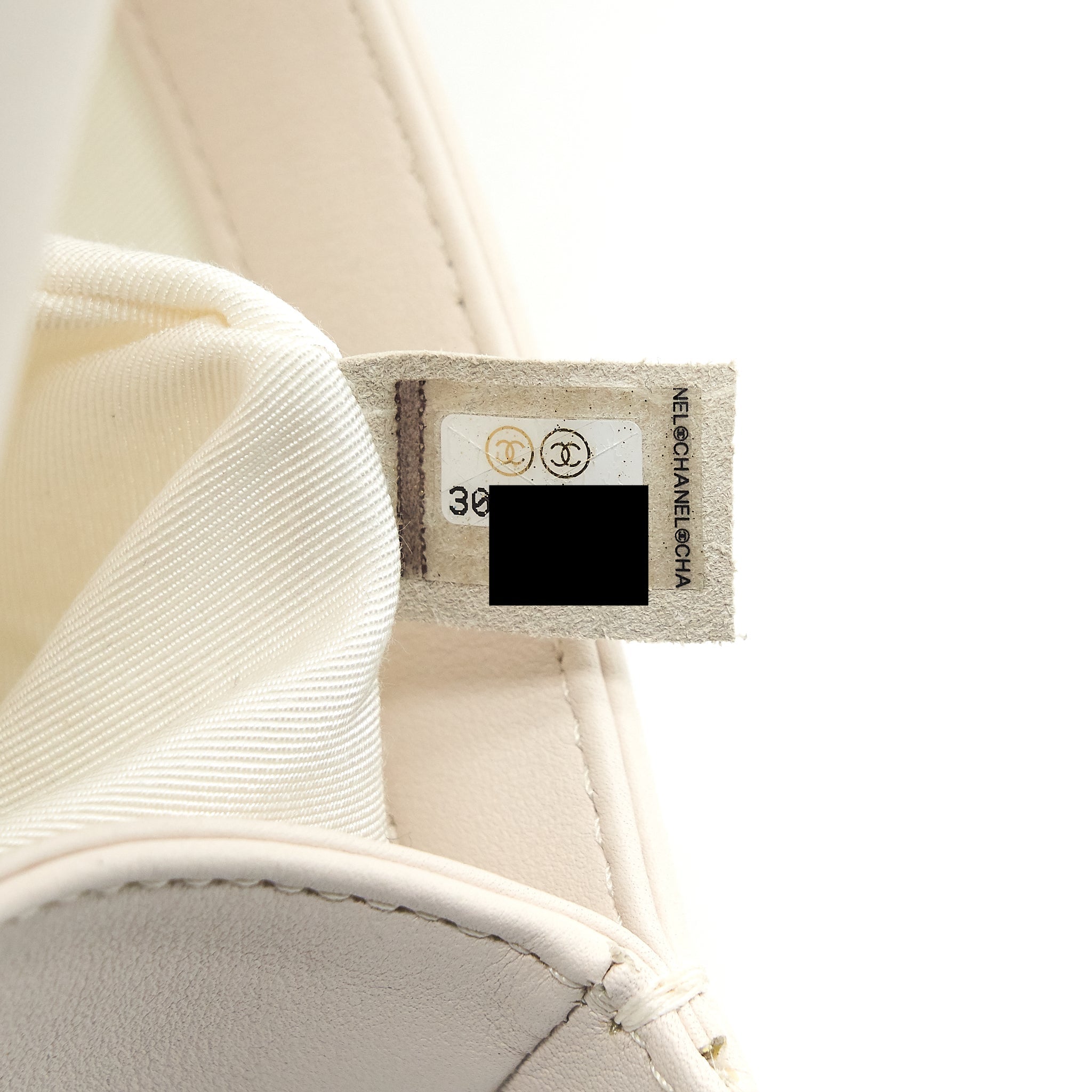 Chanel Small Boy Chanel Calfskin white