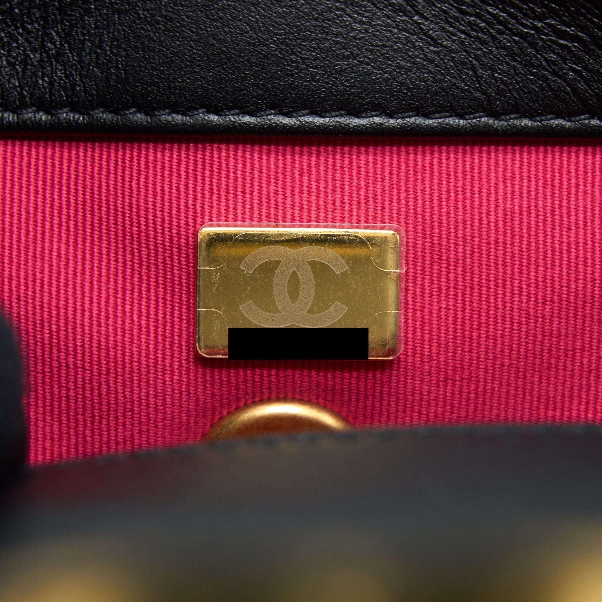 Chanel 22S Seasonal Flap Bag Calfskin Black Brushed