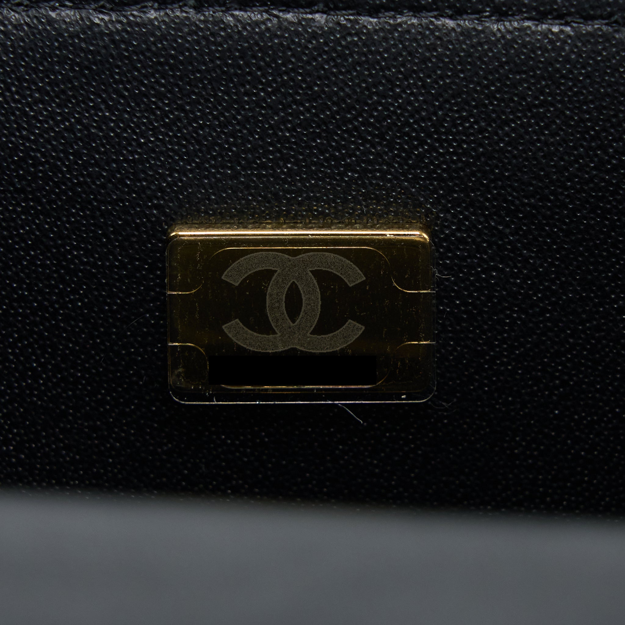 Chanel 22P lion charm Top Handle Mini Rectangular flap bag Lambskin Black L (Microchip)