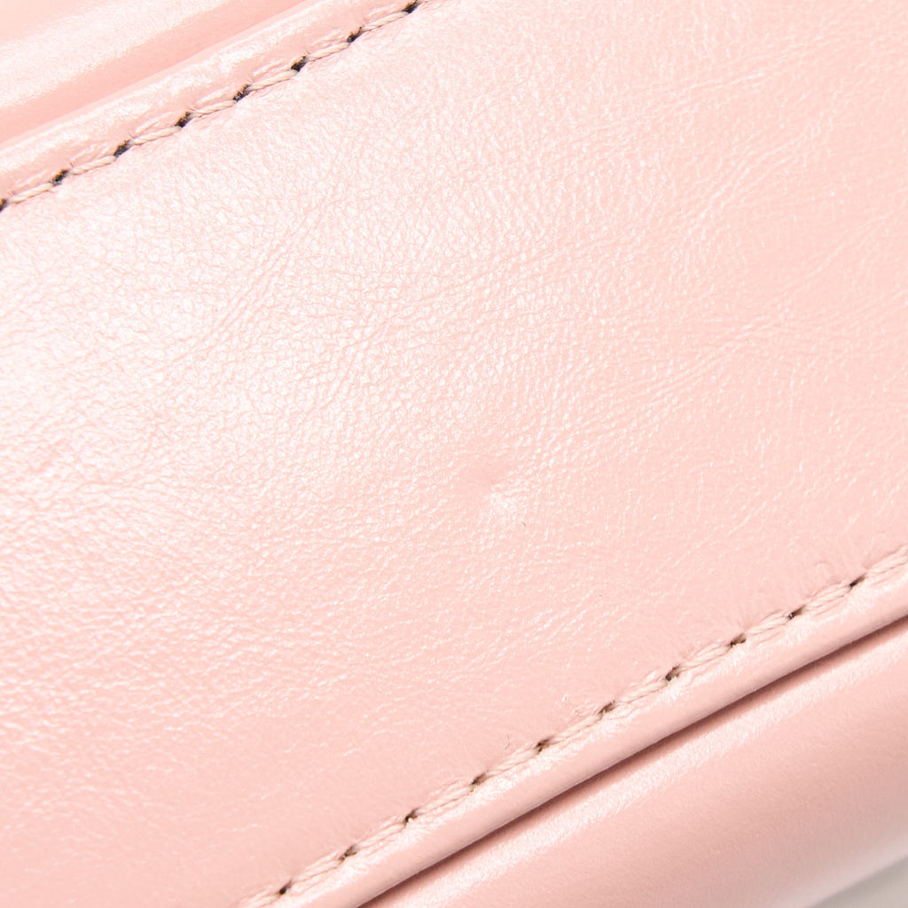 Chanel Small Gabrielle Hobo Bag Calfskin Light Pink Multicolour Hardware