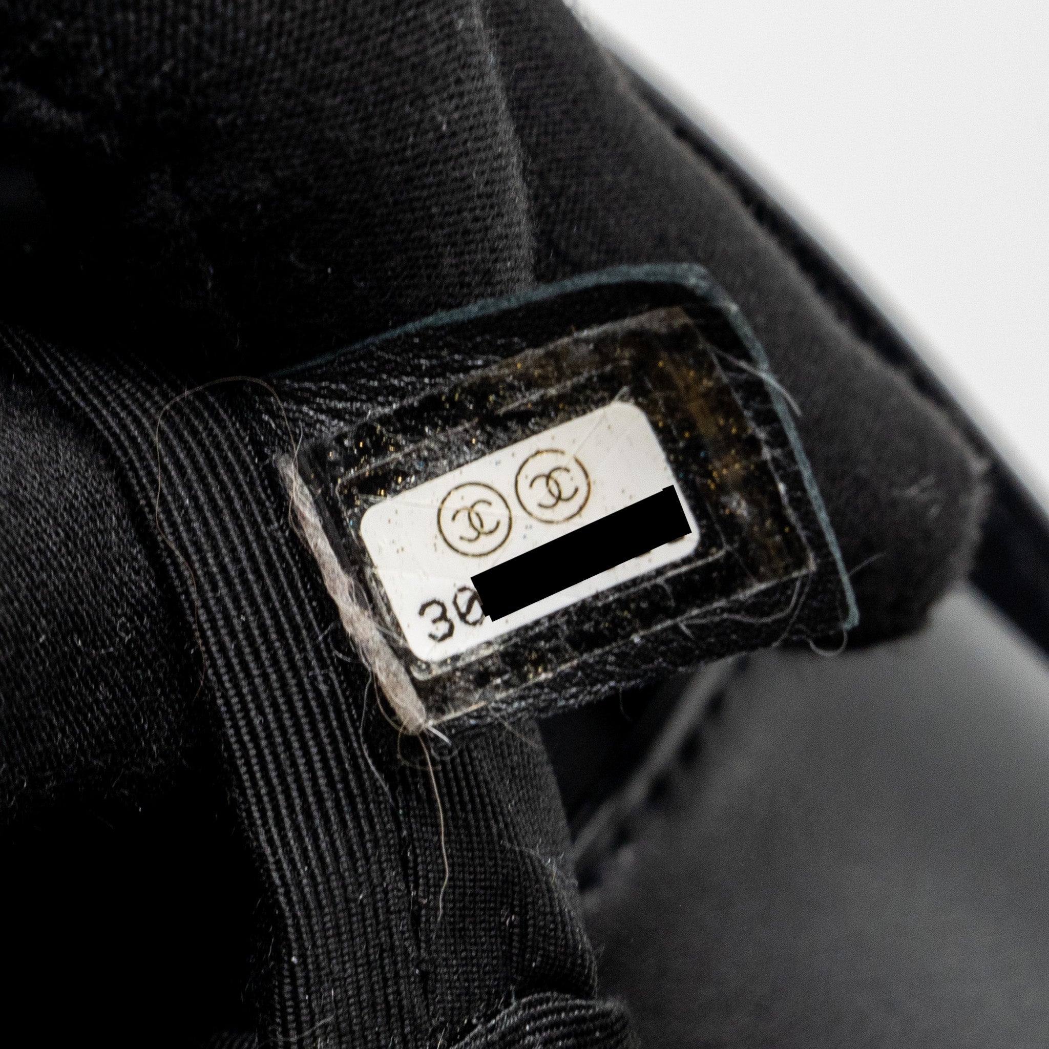 Chanel Top handle boy bucket bag lambskin black