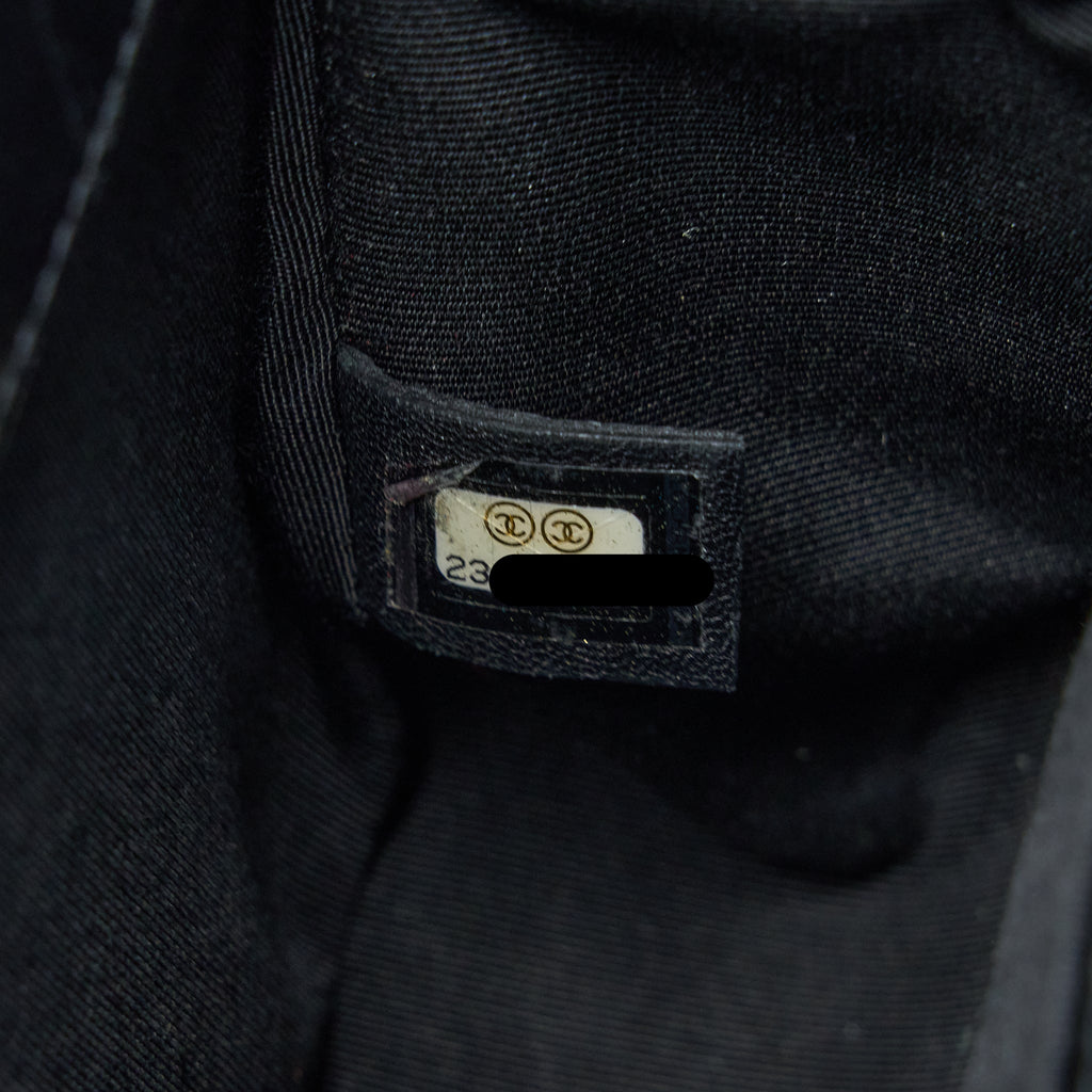 Chanel Medium Boy Bag Lambskin Black Ruthenium