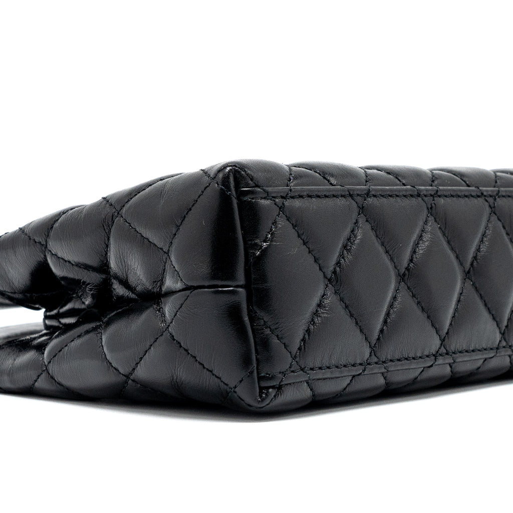 Chanel 24p Mini Shopping Tote Calfskin Black  (Microchip)